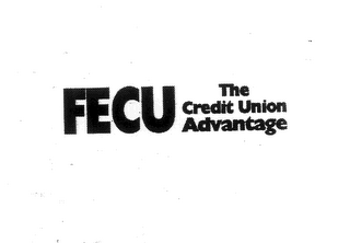 FECU THE CREDIT UNION ADVANTAGE logo