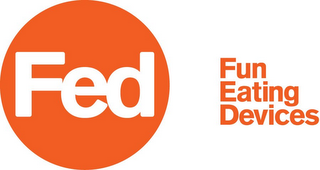 FED FUN EATING DEVICES logo