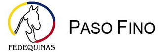FEDEQUINAS PASO FINO logo