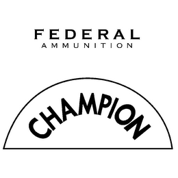 FEDERAL AMMUNITION CHAMPION logo