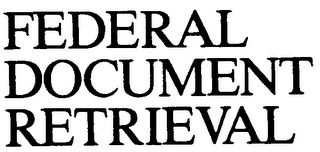 FEDERAL DOCUMENT RETRIEVAL logo