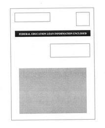 FEDERAL EDUCATION LOAN INFORMATION ENCLOSED logo