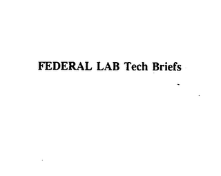 FEDERAL LAB TECH BRIEFS logo