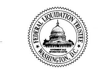 FEDERAL LIQUIDATION TRUSTEE WASHINGTON, D.C. GOVERNMENT SALE INFORMATION CENTER logo