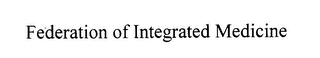 FEDERATION OF INTEGRATED MEDICINE logo