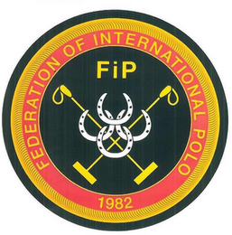 FEDERATION OF INTERNATIONAL POLO FIP 1982 logo