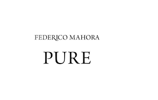 FEDERICO MAHORA PURE logo