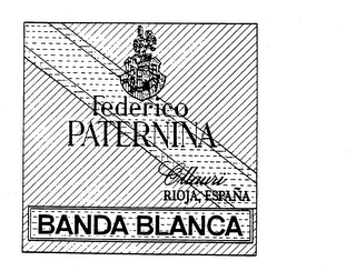 FEDERICO PATERNINA OLLAURI RIOJA, ESPANA BANDA BLANCA logo