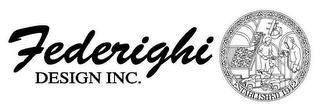 FEDERIGHI DESIGN INC. ESTABLISHED 1942 logo