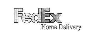 FEDEX HOME DELIVERY logo