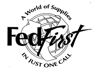 FEDFIRST A WORLD OF SUPPLIES IN JUST ONE CALL logo