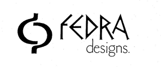 FEDRA DESIGNS. logo