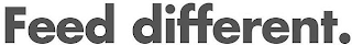 FEED DIFFERENT. logo