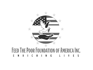 FEED THE POOR FOUNDATION OF AMERICA INC. ENRICHING LIVES logo