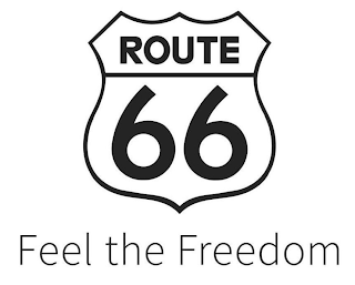 FEEL THE FREEDOM ROUTE 66 logo