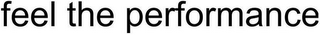 FEEL THE PERFORMANCE logo