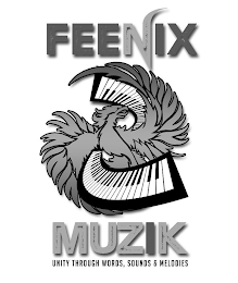FEENIX MÜZIK UNITY THROUGH WORDS, SOUNDS AN MELODIES logo