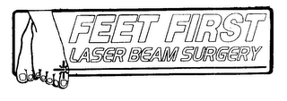 FEET FIRST LASER BEAM SURGERY logo