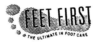 FEET FIRST THE ULTIMATE IN FOOT CARE logo