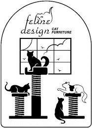 FELINE DESIGN CAT FURNITURE logo
