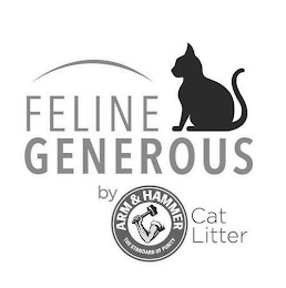 FELINE GENEROUS BY ARM & HAMMER THE STANDARD OF PURITY CAT LITTER logo