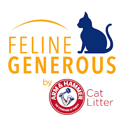 FELINE GENEROUS BY ARM & HAMMER THE STANDARD OF PURITY CAT LITTER logo