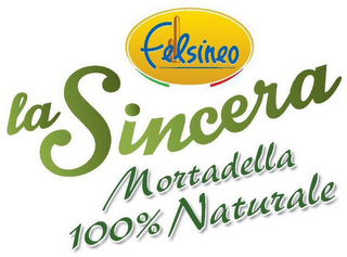 FELSINEO LA SINCERA MORTADELLA 100% NATURALE logo
