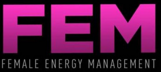 FEM FEMALE ENERGY MANAGEMENT logo