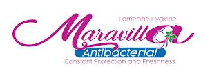 FEMENINE HYGIENE MARAVILLA ANTIBACTERIAL CONSTANT PROTECTION AND FRESHNESS logo