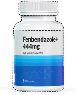 FENBENDAZOLE+ 444MG LAB TESTED| PURITY>99% 90 CAPSULES logo