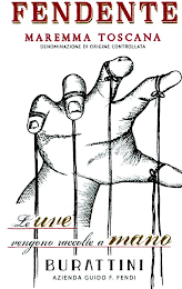 FENDENTE MAREMMA TOSCANA LE UVE VENGONORACCOLTE A MANO BURATTINI logo