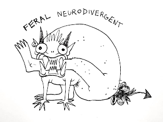 FERAL NEURODIVERGENT logo