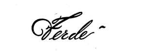 FERDE logo