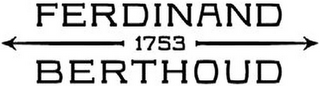 FERDINAND 1753 BERTHOUD logo