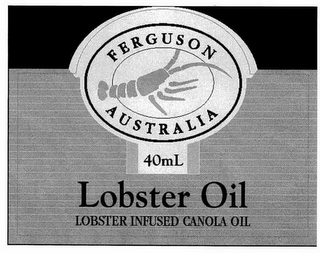 FERGUSON AUSTRALIA 40 ML LOBSTER OIL LOBSTER INFUSED CANOLA OIL logo