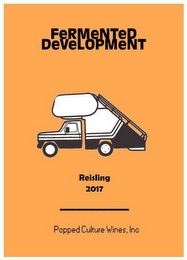FERMENTED DEVELOPMENT REISLING 2017 POPPED CULTURE WINES, INC logo