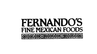 FERNANDO'S FINE MEXICAN FOODS logo