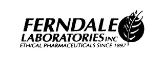 FERNDALE LABORATORIES INC ETHICAL PHARMACEUTICALS SINCE 1897 logo