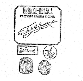 FERNET-BRANCIA DEI FRATELLI BRANCA E COMP FRATELLI BRANCA MILANO logo