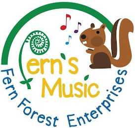 FERN'S MUSIC FERN FOREST ENTERPRISES logo