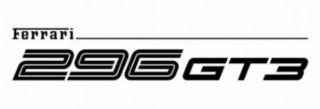 FERRARI 296 GT3
