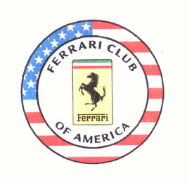 FERRARI CLUB OF AMERICA FERRARI logo