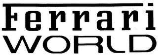 FERRARI WORLD logo