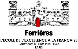 FERRIÈRES L'ECOLE DE L'EXCELLENCE A LA FRANCAISE  GASTRONOMIE - HOTELLERIE - LUXE PARIS logo