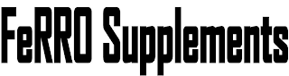 FERRO SUPPLEMENTS logo