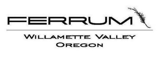 FERRUM WILLAMETTE VALLEY OREGON logo