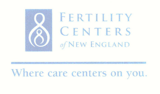 FERTILITY CENTERS OF NEW ENGLAND WHERE CARE CENTERS ON YOU. logo