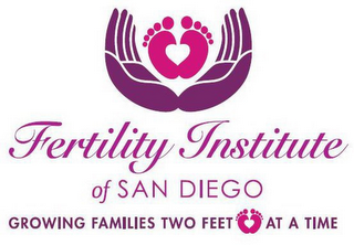 FERTILITY INSTITUTE OF SAN DIEGO GROWING FAMILIES TWO FEET AT A TIME logo