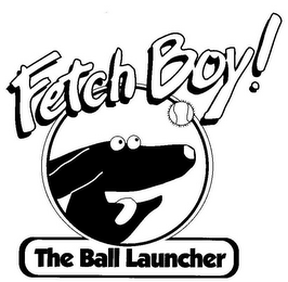 FETCH BOY! THE BALL LAUNCHER logo
