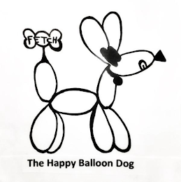 FETCH THE HAPPY BALLOON DOG logo